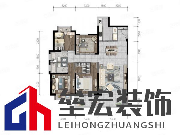 142㎡現(xiàn)代簡約丨 黑白格調(diào)下的溫柔空間！